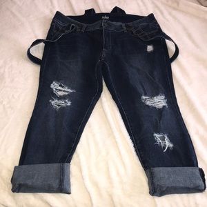 NY & Co SoHo Cropped Boyfriend Jeans